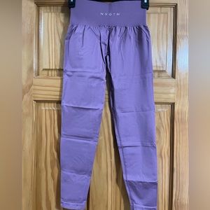 NVGTN Purple High Waisted Leggings (size small)